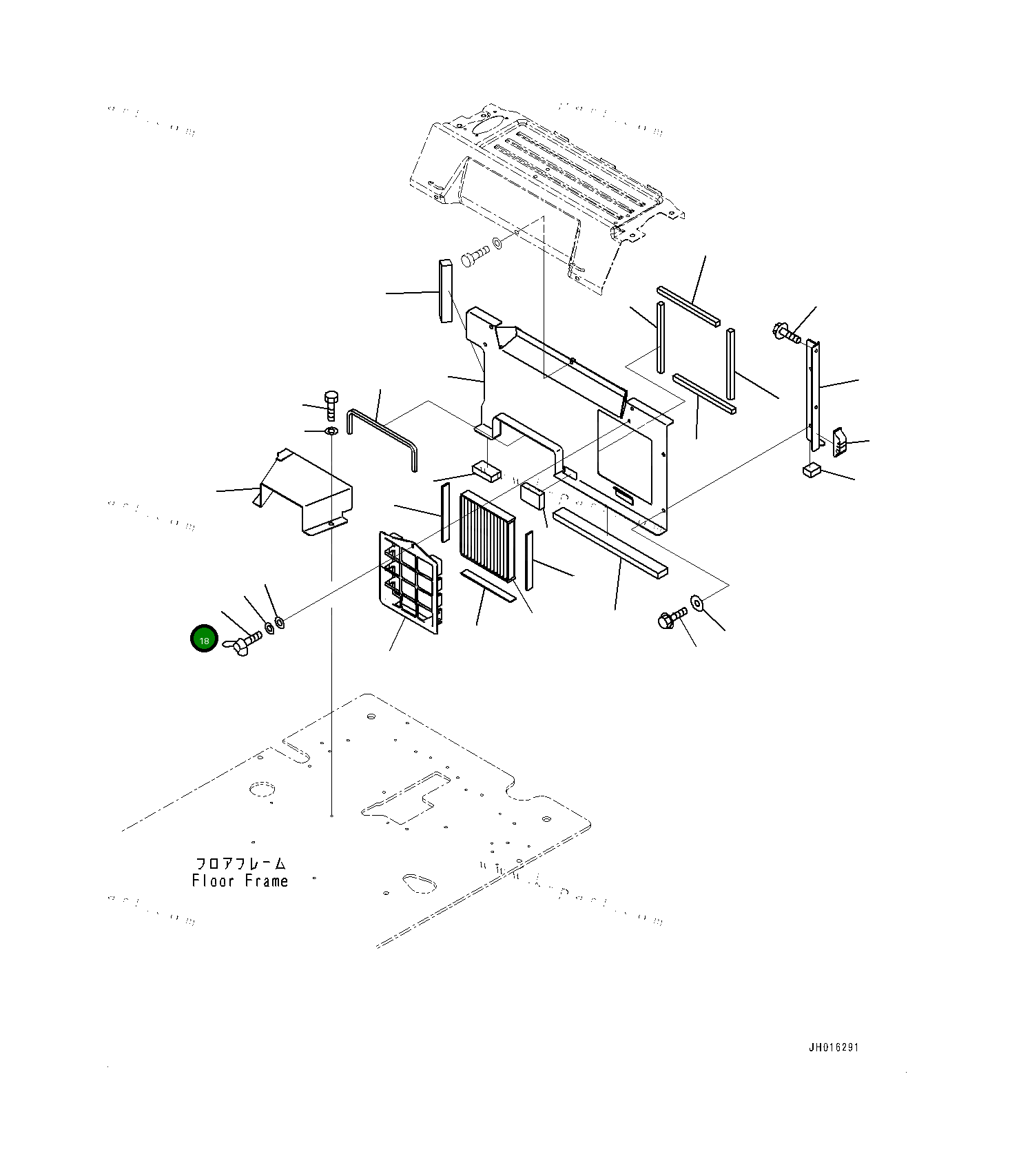 Болт 20Y5465790 Komatsu