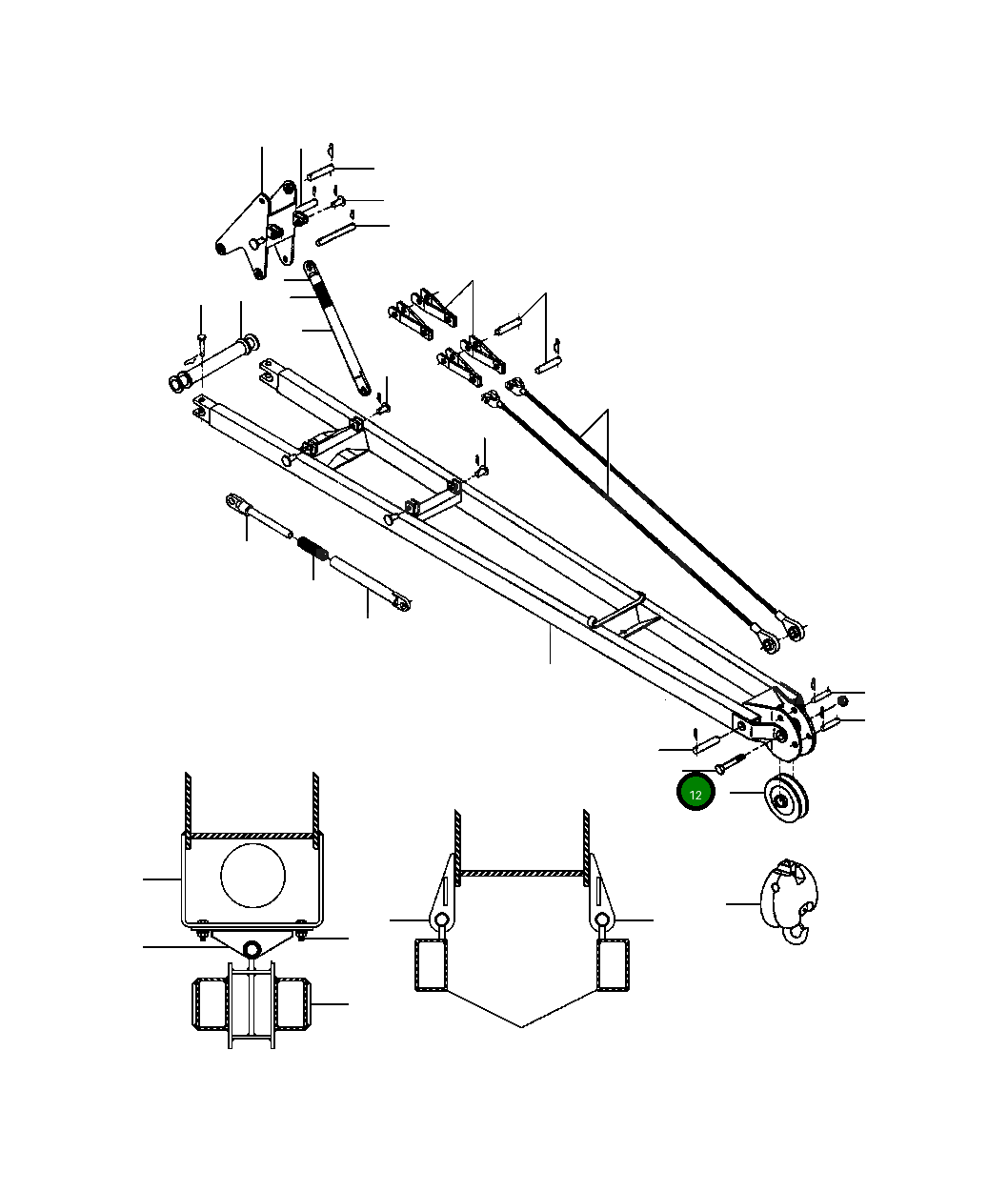 Болт 82 750 Komatsu