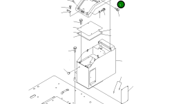 Крышка 421-54-22150 Komatsu
