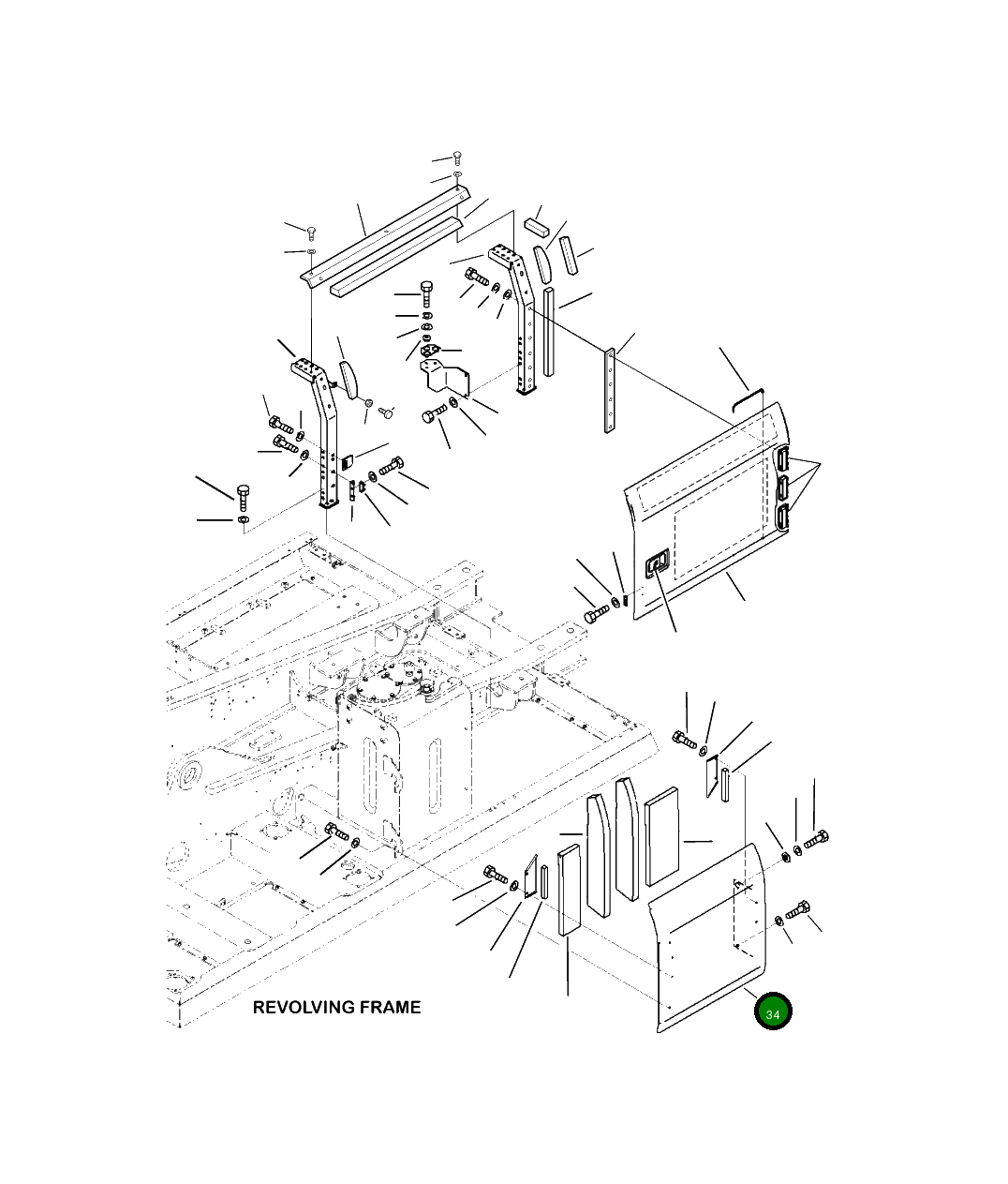 Крышка 207-54-A7230 Komatsu