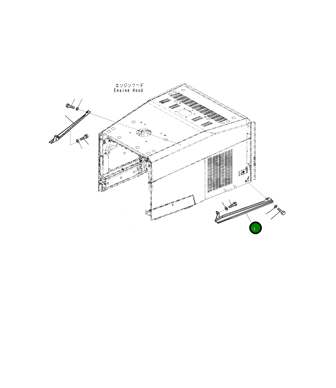 Крышка 421-54-56850 Komatsu