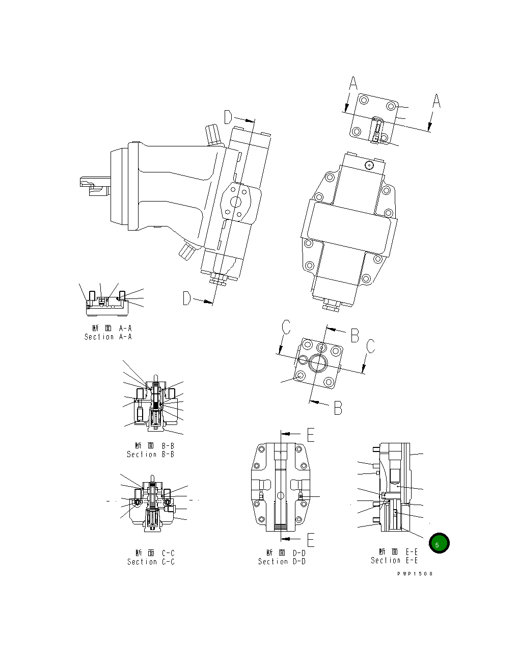 Кольцо уплотнительное (O-Ring) 20G-60-K6290  Komatsu