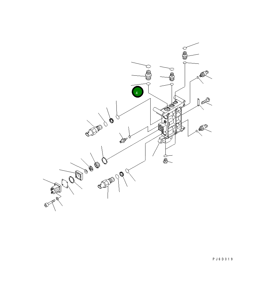 Кольцо уплотнительное (O-Ring) 6560-41-8140 Komatsu