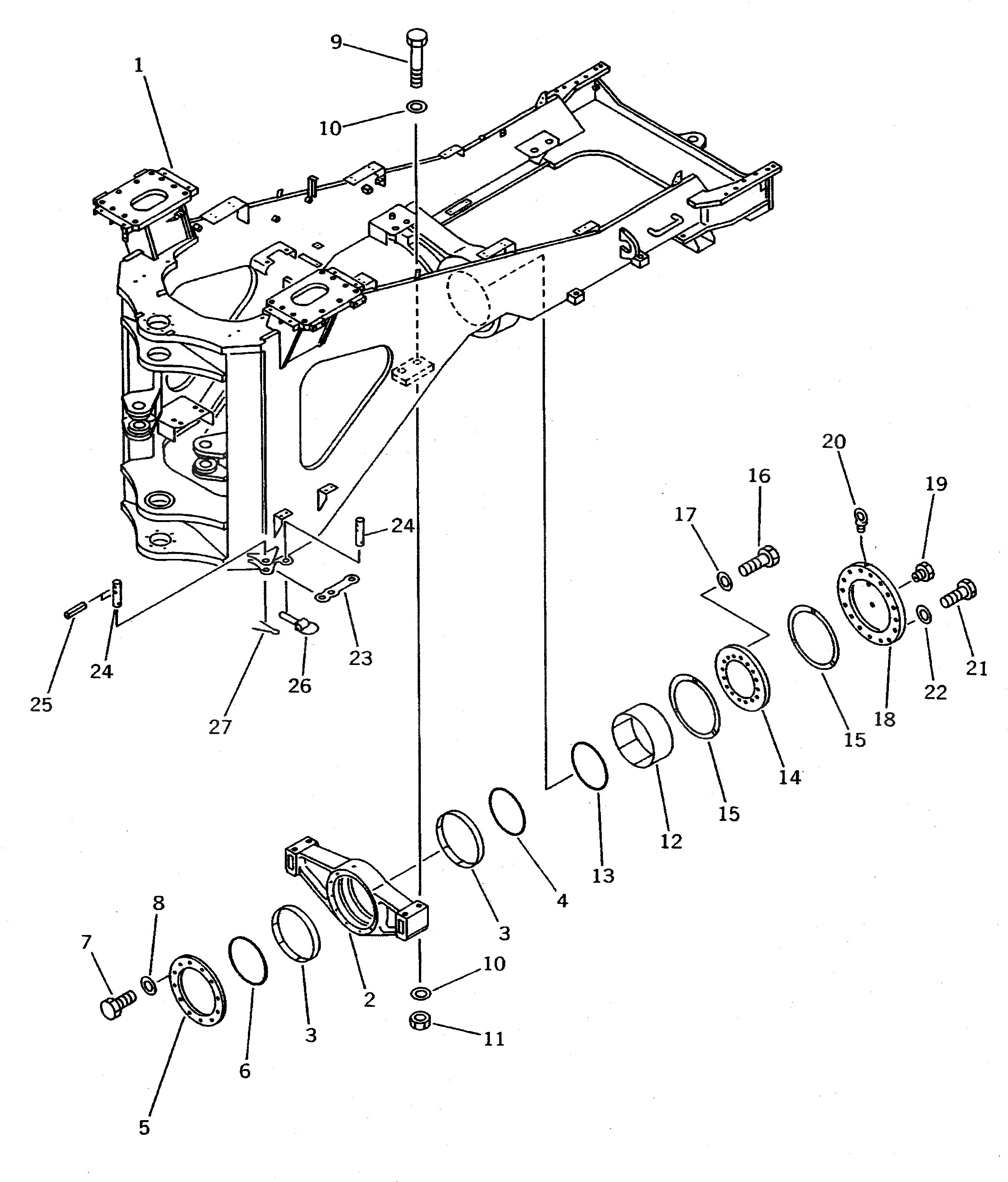 Кольцо уплотнительное (O-Ring) 427-46-12310 Komatsu