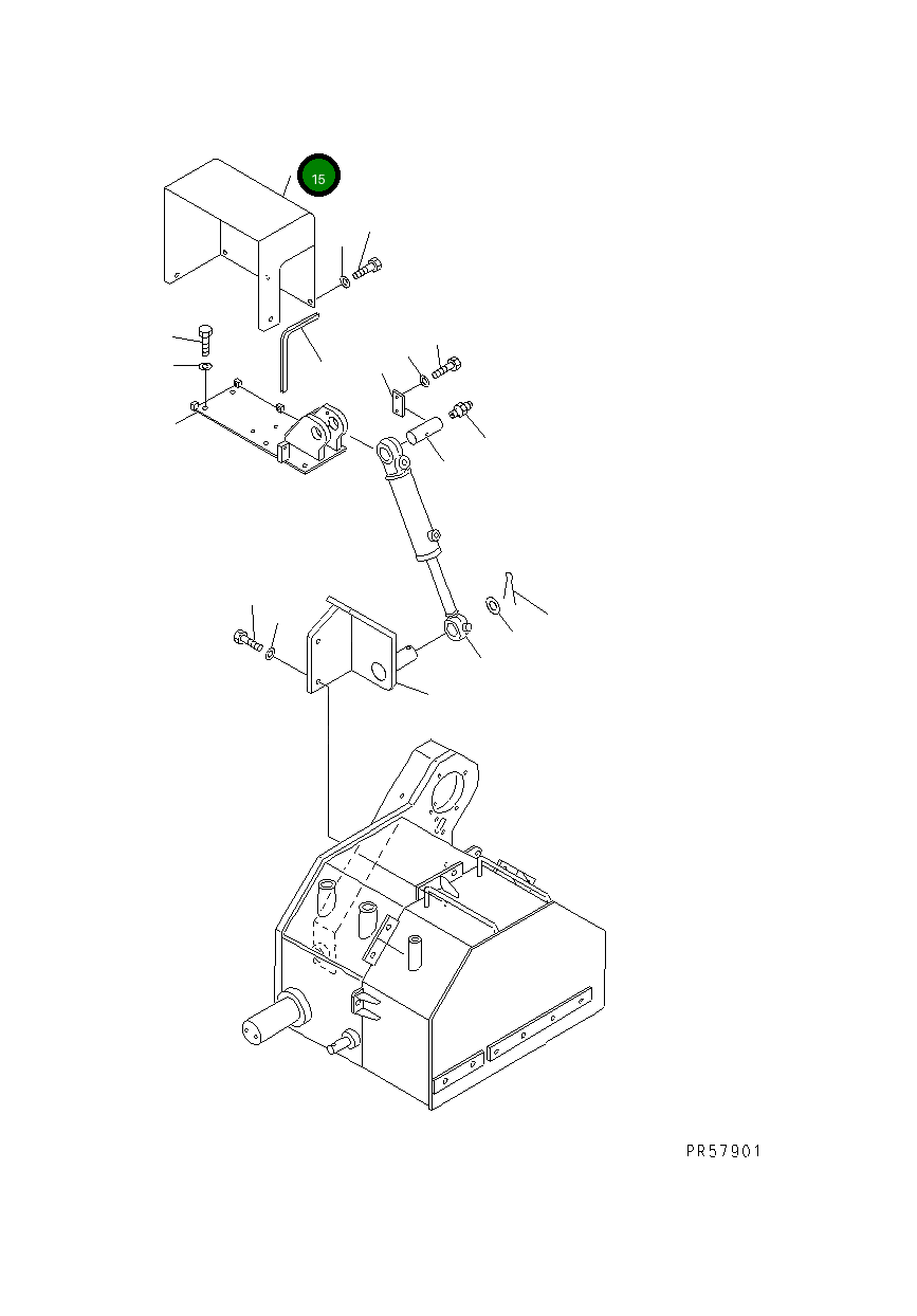 Крышка 26A-870-1G61 Komatsu