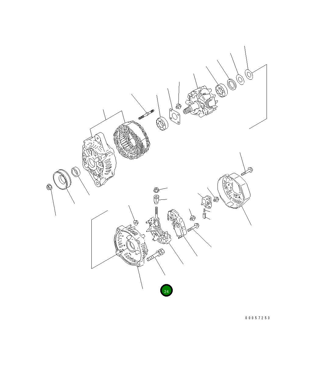 Болт YM119620-79330  Komatsu