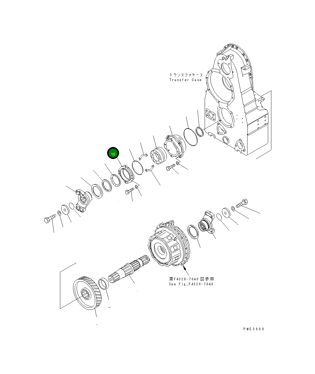 Крышка 425-15-23460 Komatsu