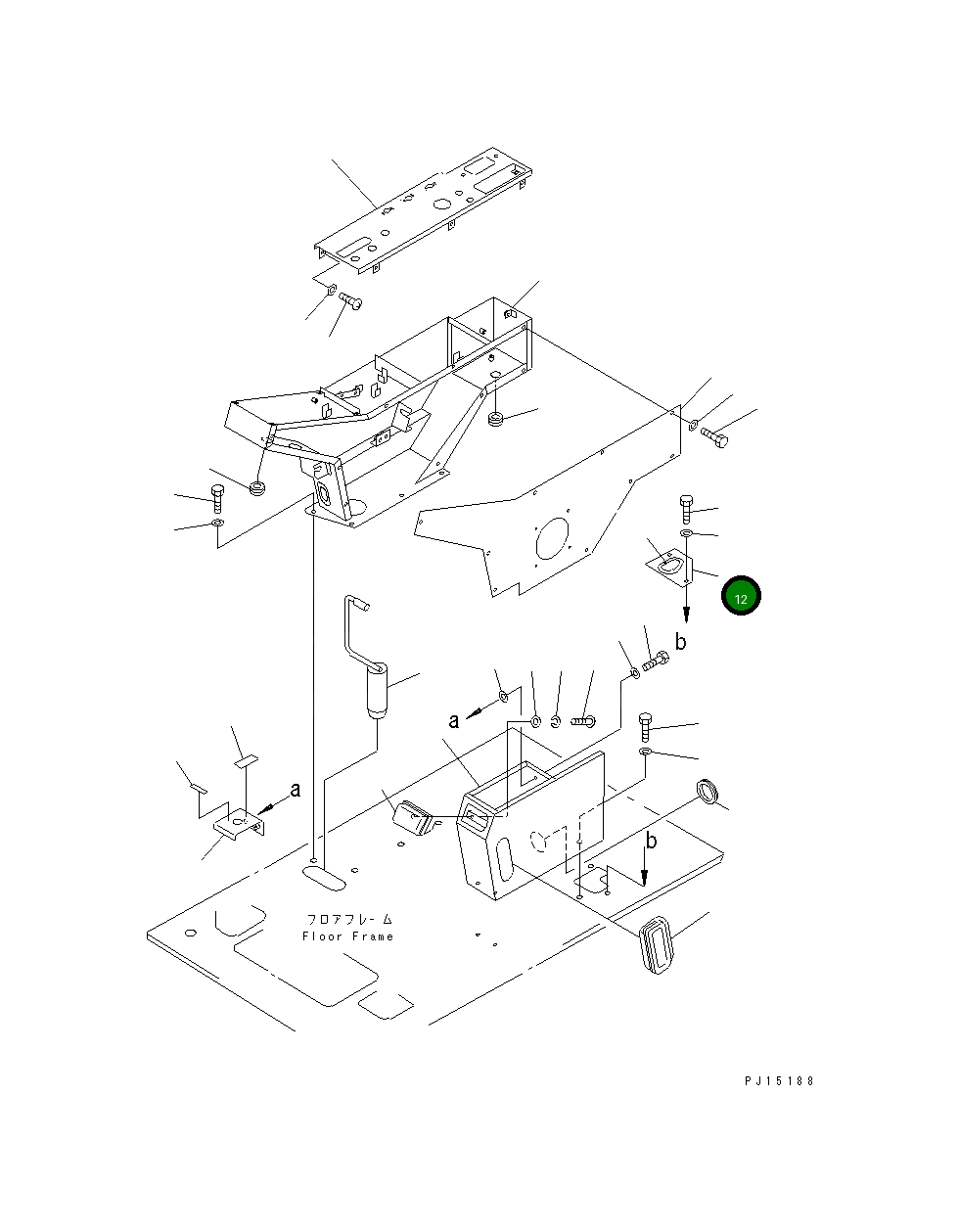 Крышка 20K-911-1340  Komatsu
