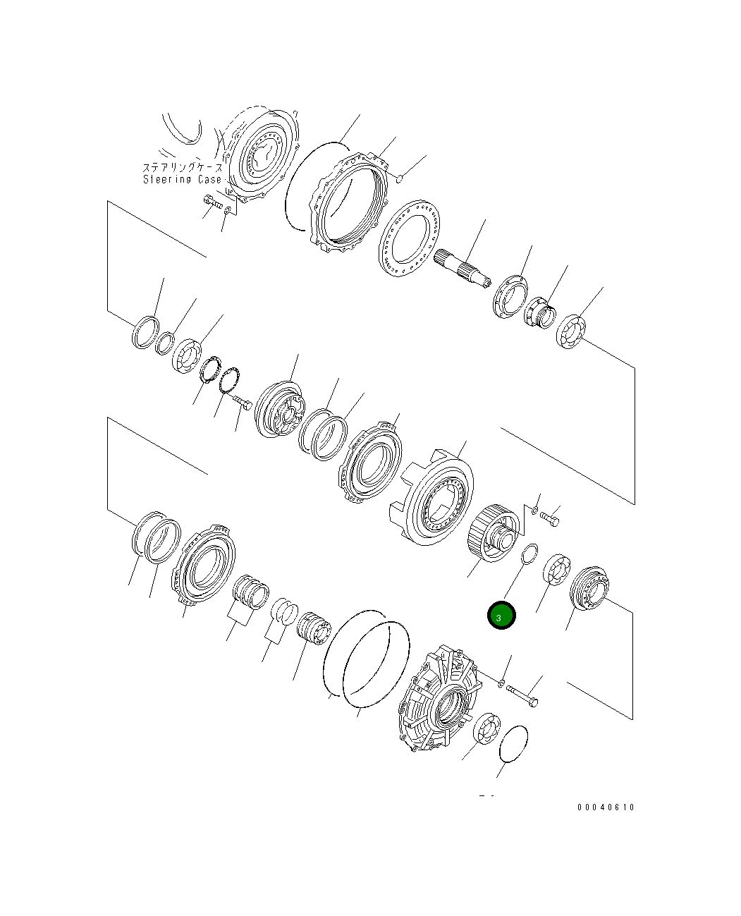 Кольцо 198-22-69510 Komatsu