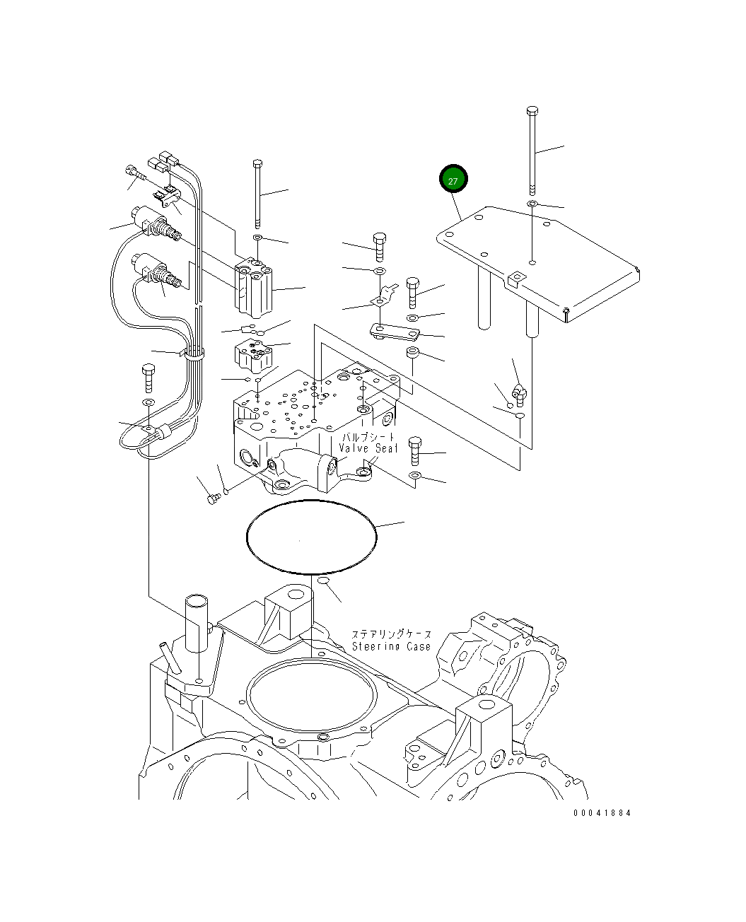 Крышка 17A-22-46143 Komatsu