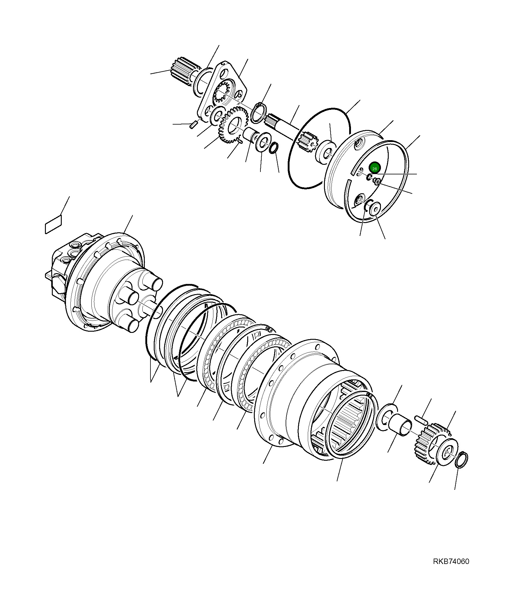 Кольцо уплотнительное (O-Ring) FUROA261 Komatsu