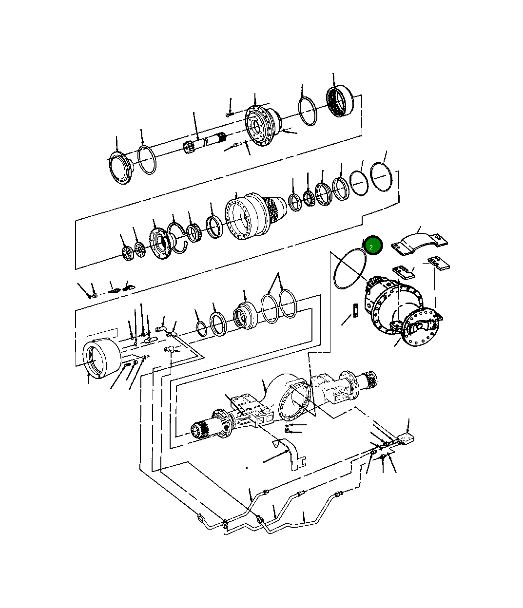Кольцо уплотнительное (O-Ring) 1109 746 C1 Komatsu