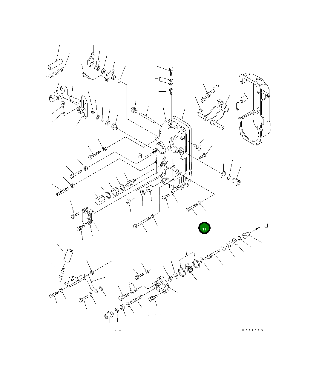 Болт DK139008-0500 Komatsu