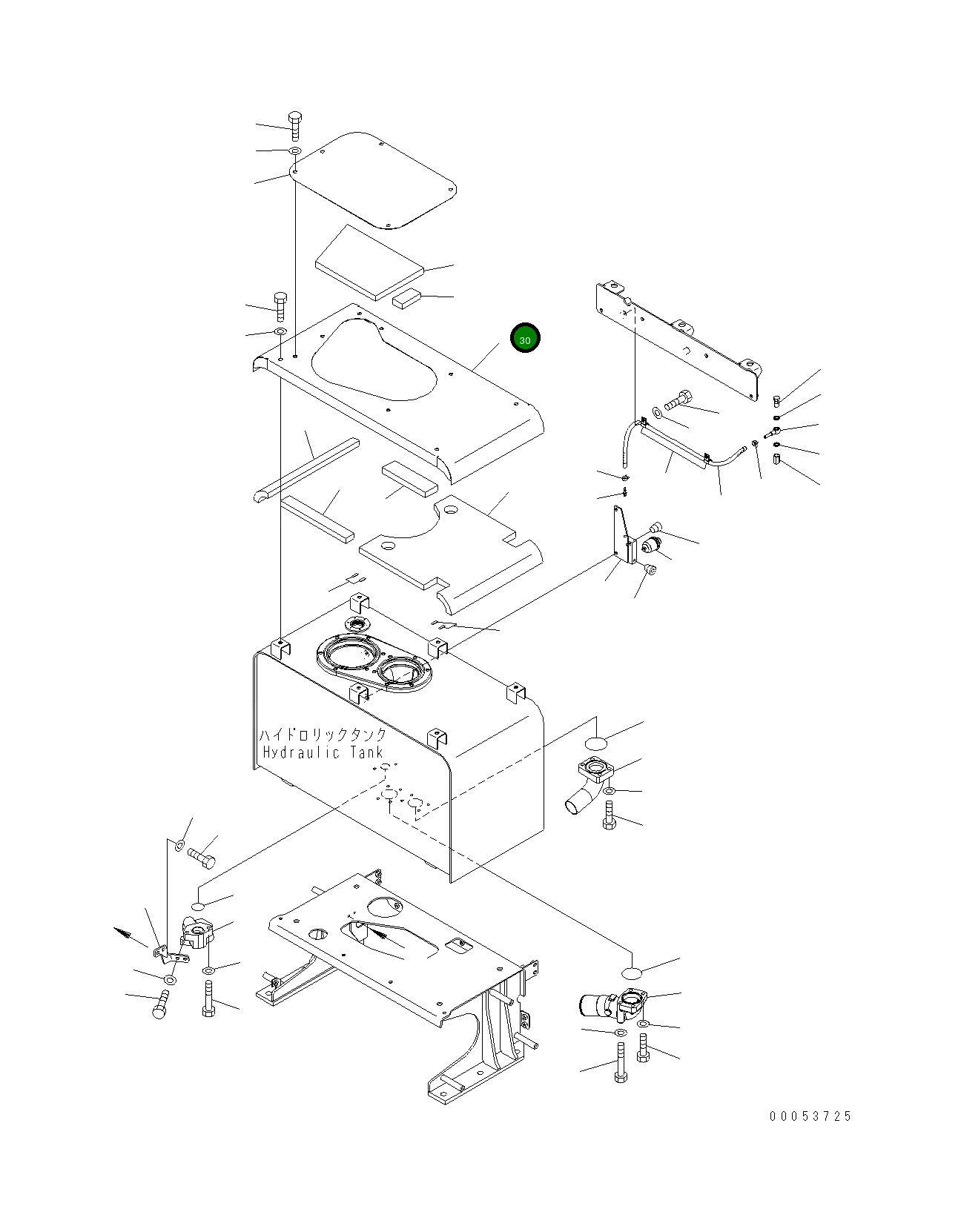 Крышка 421-60-45170 Komatsu