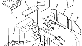 Крышка 203-54-45390 Komatsu