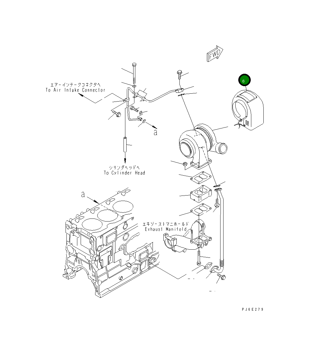 Крышка 6156-11-5450 Komatsu