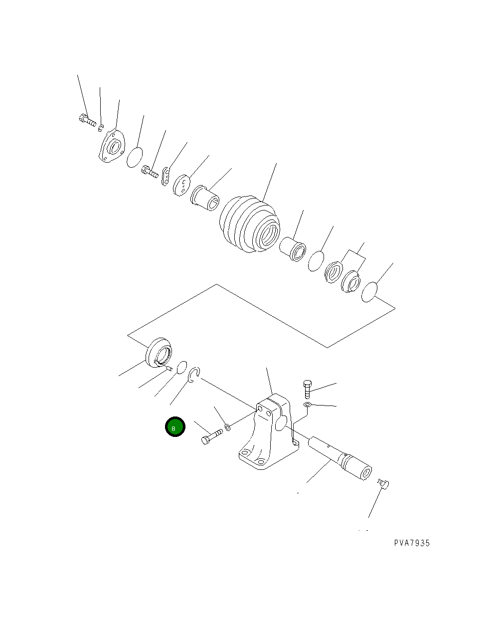 Кольцо 141-30-15140 Komatsu