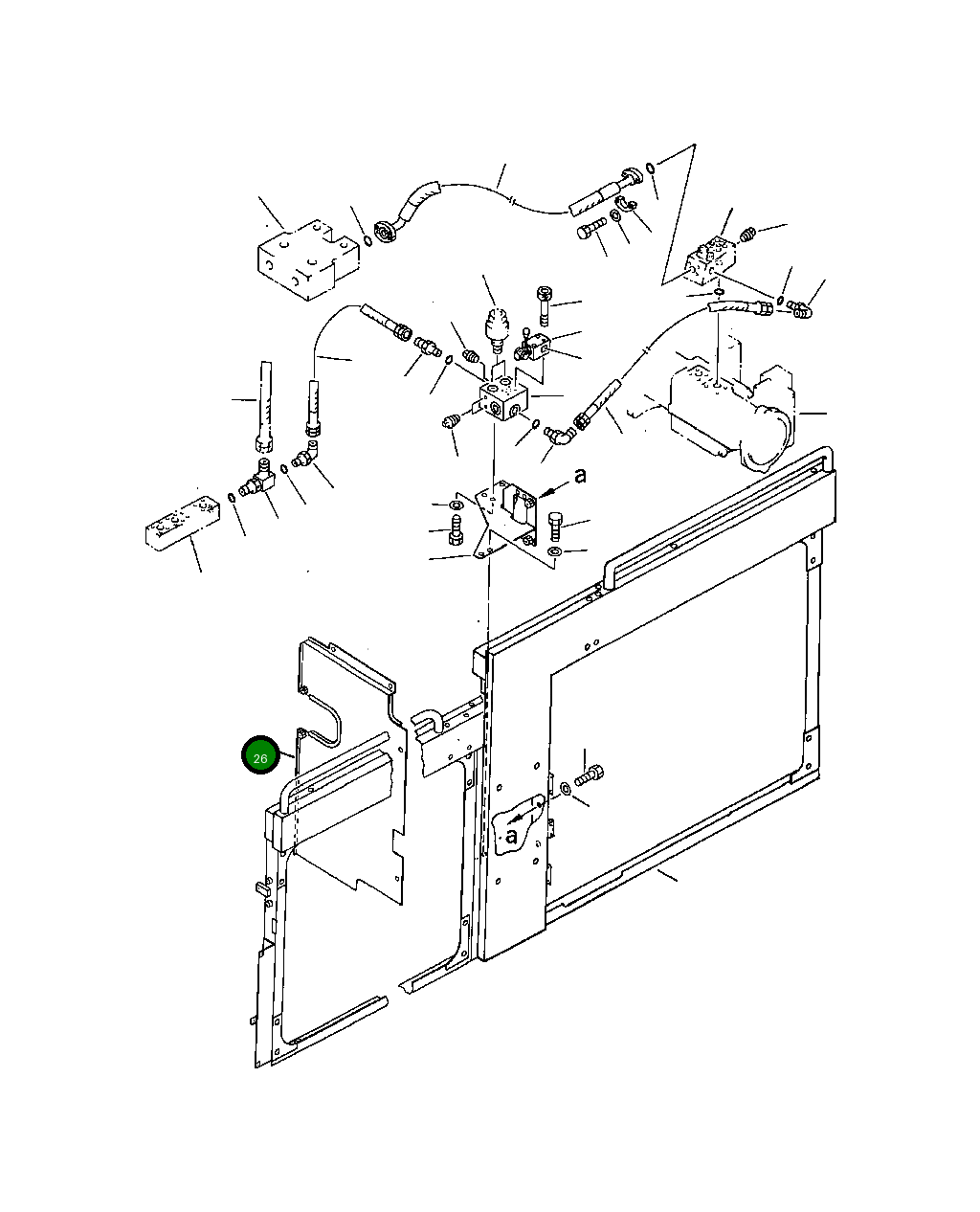 Крышка 209-54-51430  Komatsu