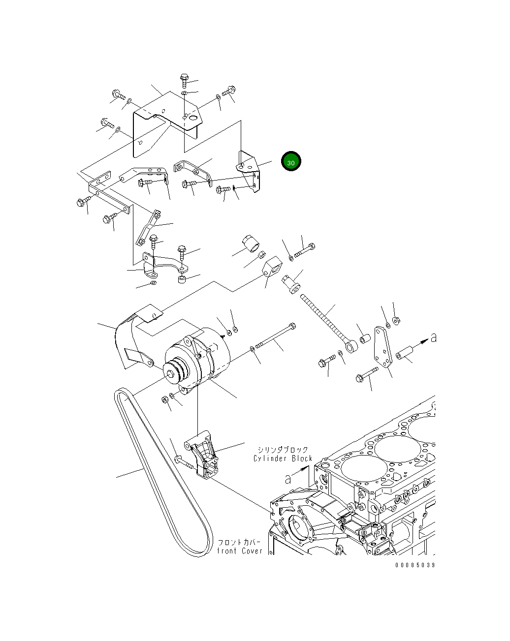 Крышка 6251-81-6860 Komatsu