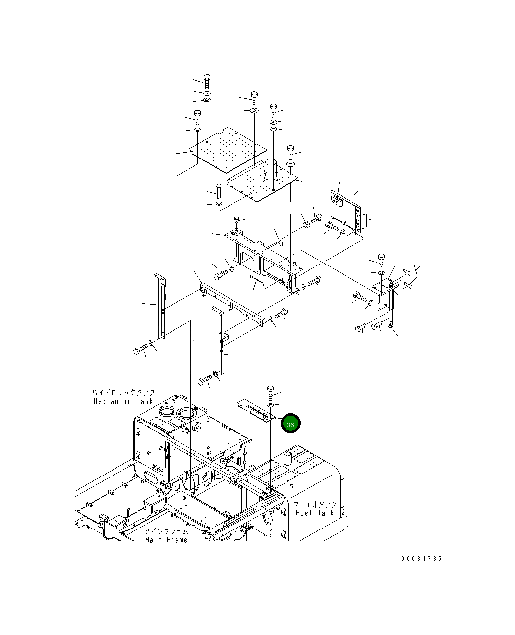 Крышка 8234-54-1490 Komatsu