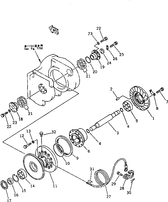 Крышка 114-Z60-2440  Komatsu