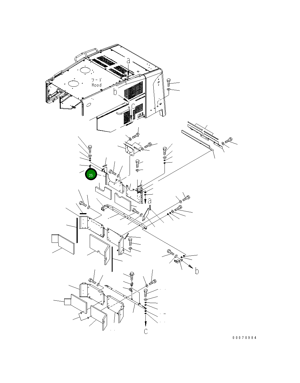 Крышка 425-54-31812  Komatsu