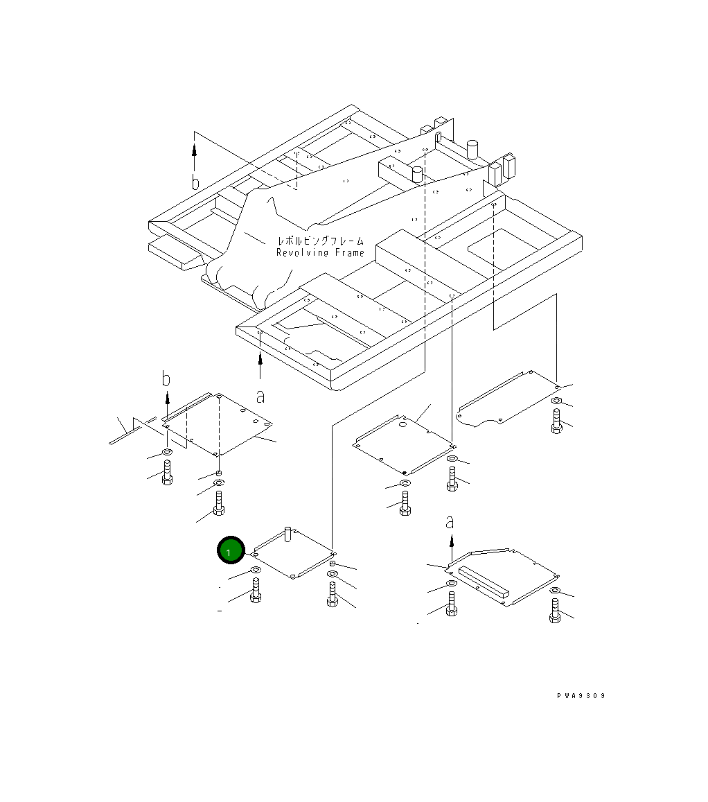 Крышка 203-54-62563 Komatsu