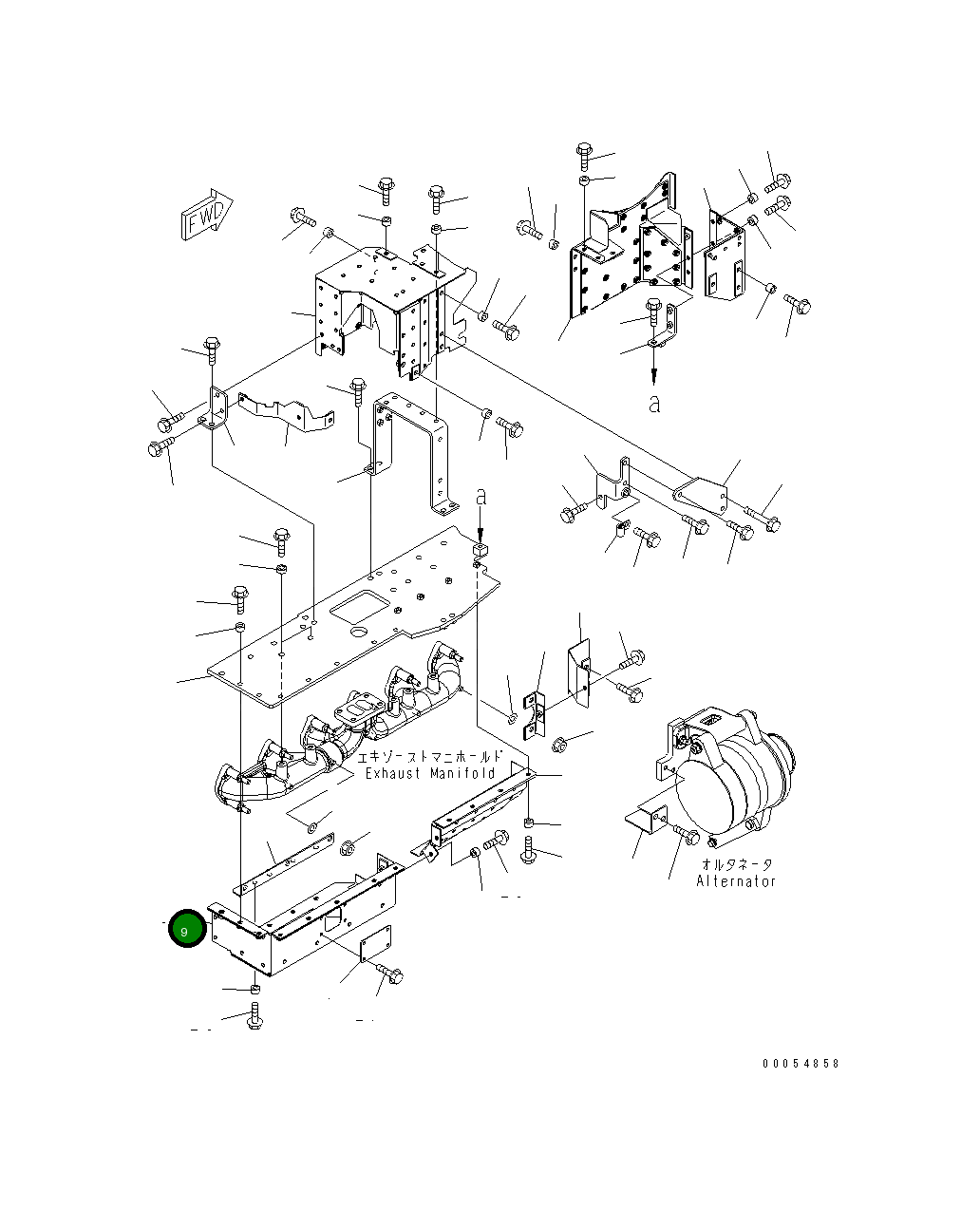 Крышка 6745-11-5691 Komatsu