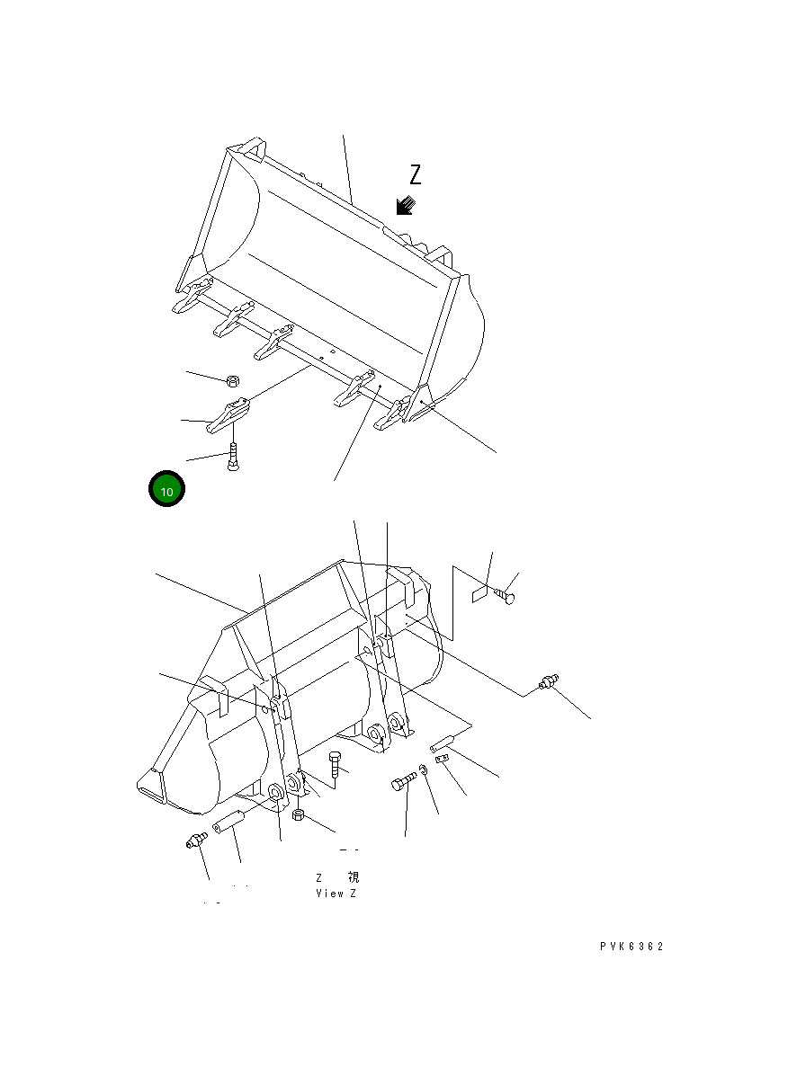 Болт 09208-11965 Komatsu