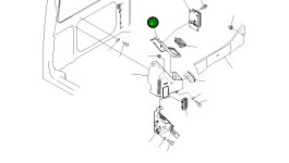 Крышка 22U-54-25910 Komatsu