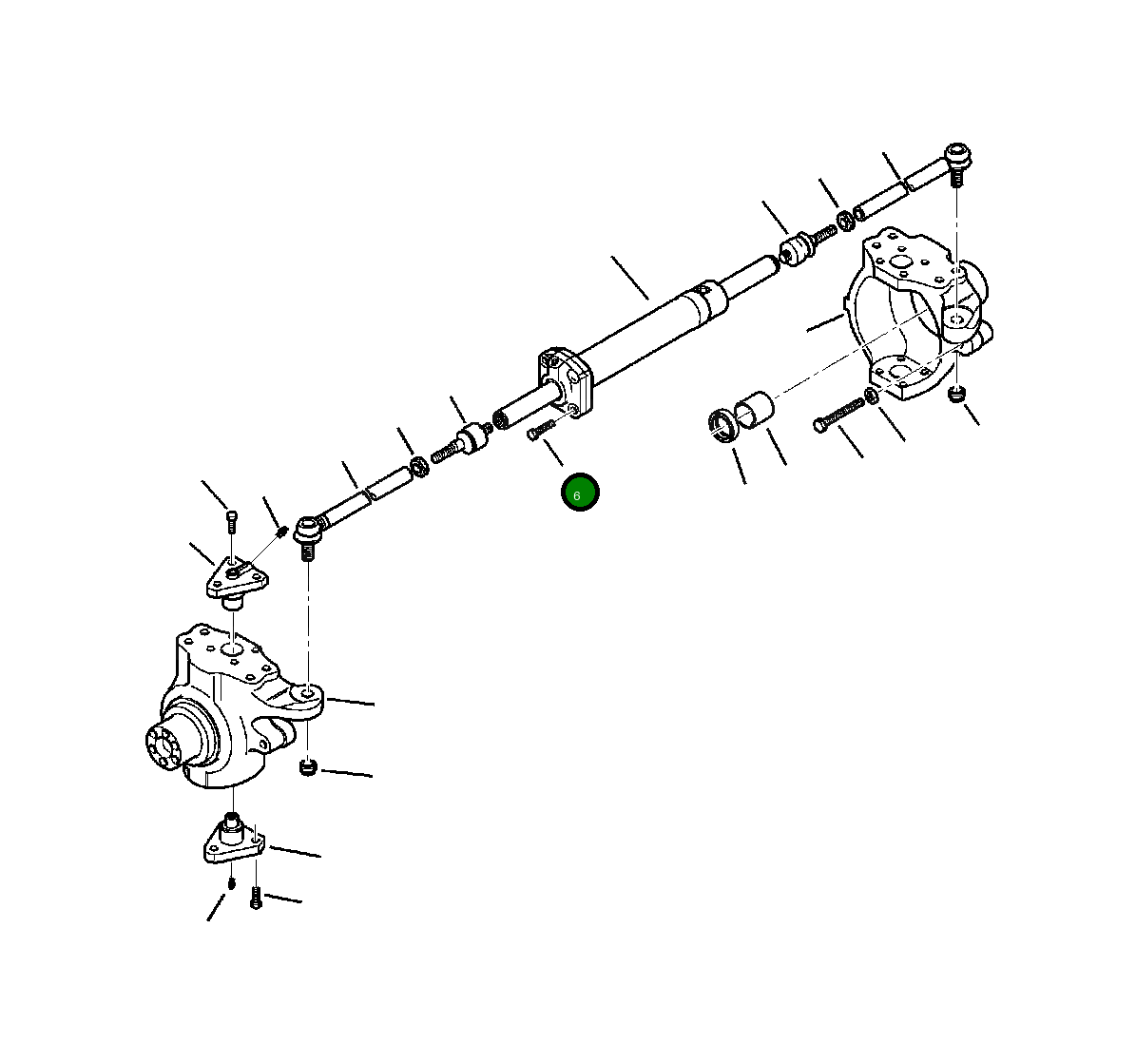 Болт CA0128534 Komatsu