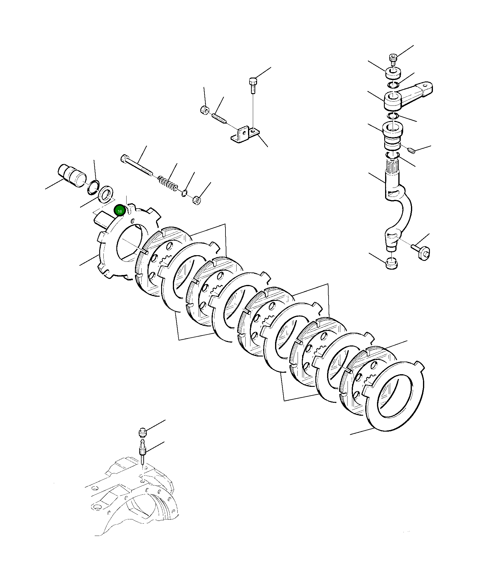 Кольцо HU7307009 Komatsu