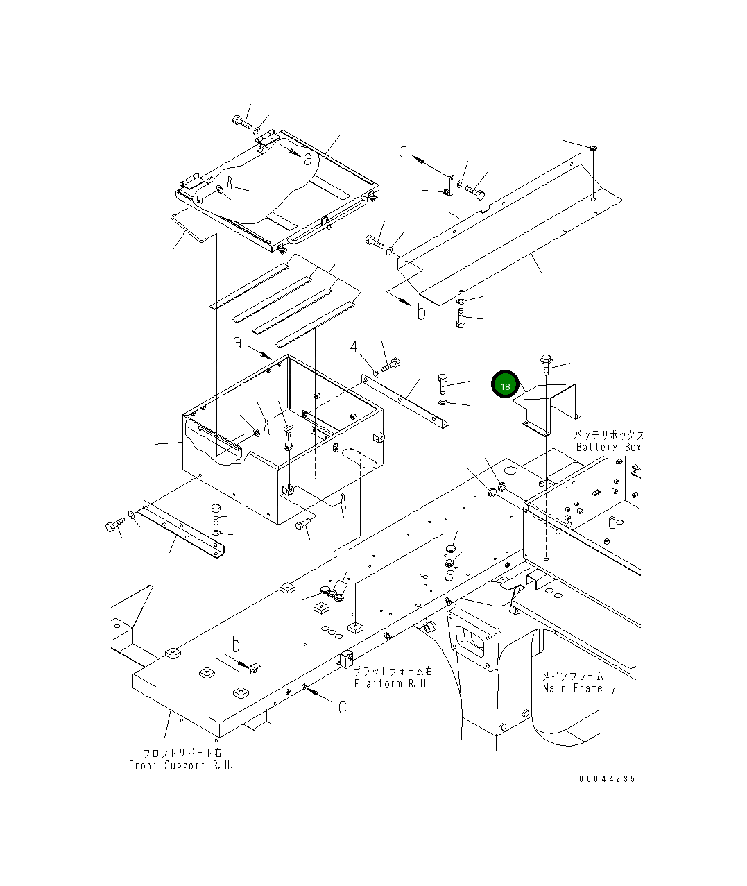 Крышка 569-85-88630 Komatsu