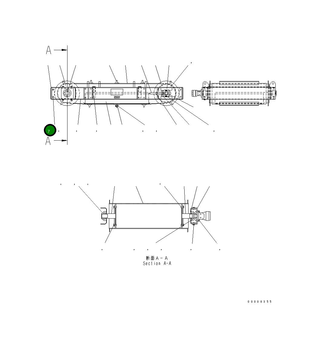 Болт MFK0000061  Komatsu