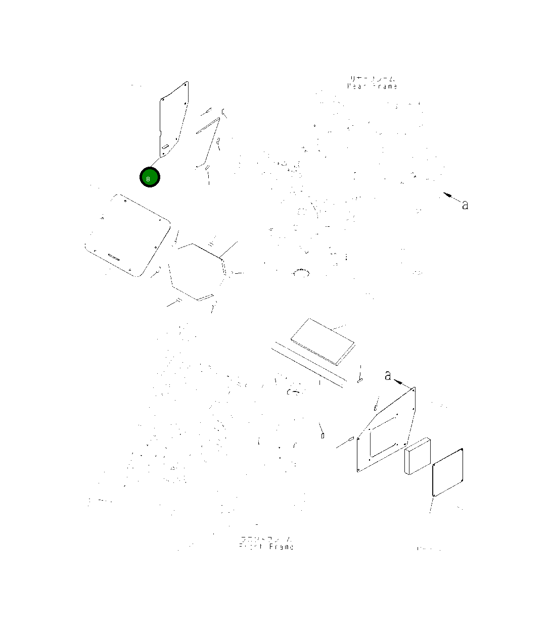 Крышка 423-46-64831 Komatsu