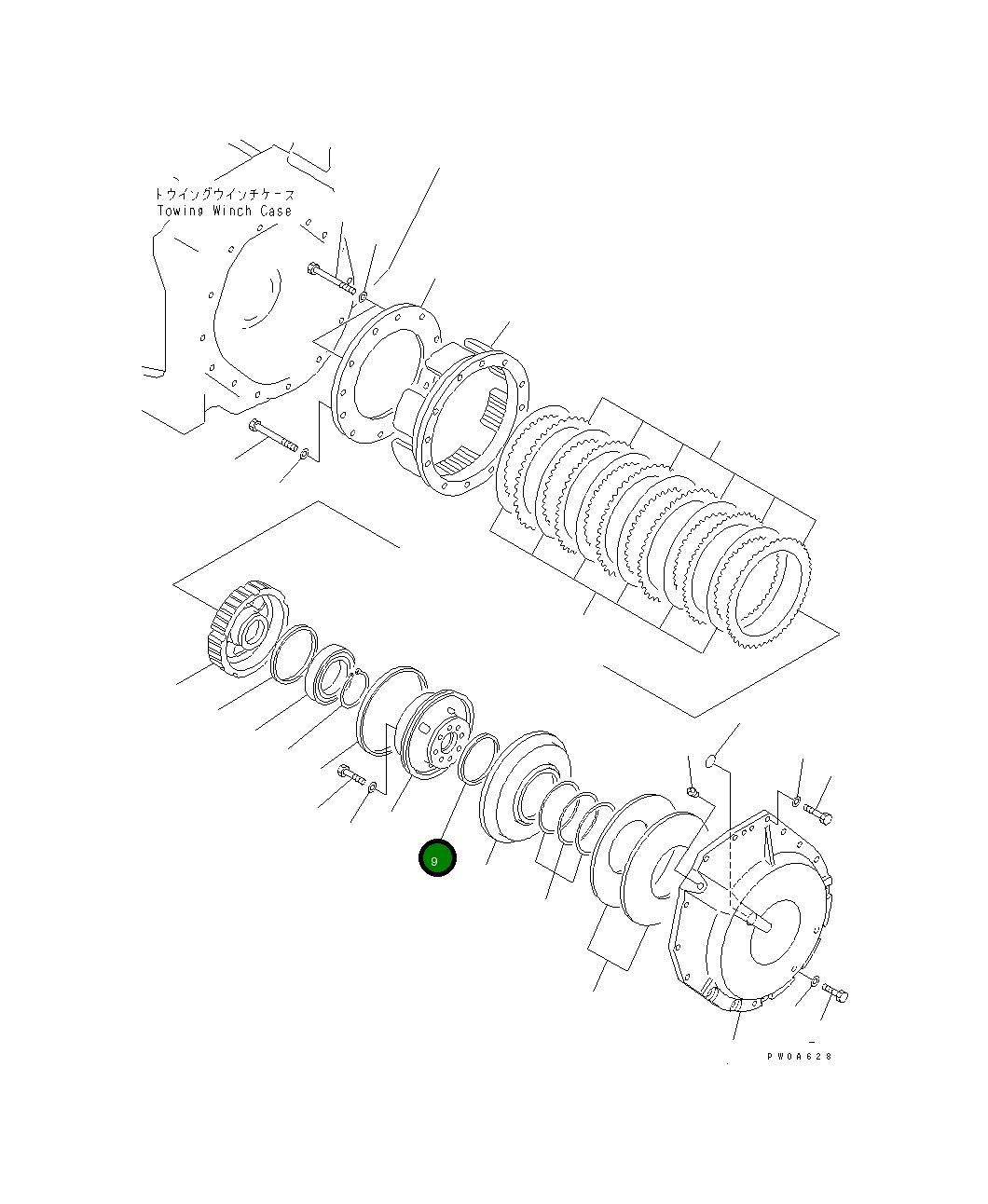 Кольцо 14X-10-19210 Komatsu