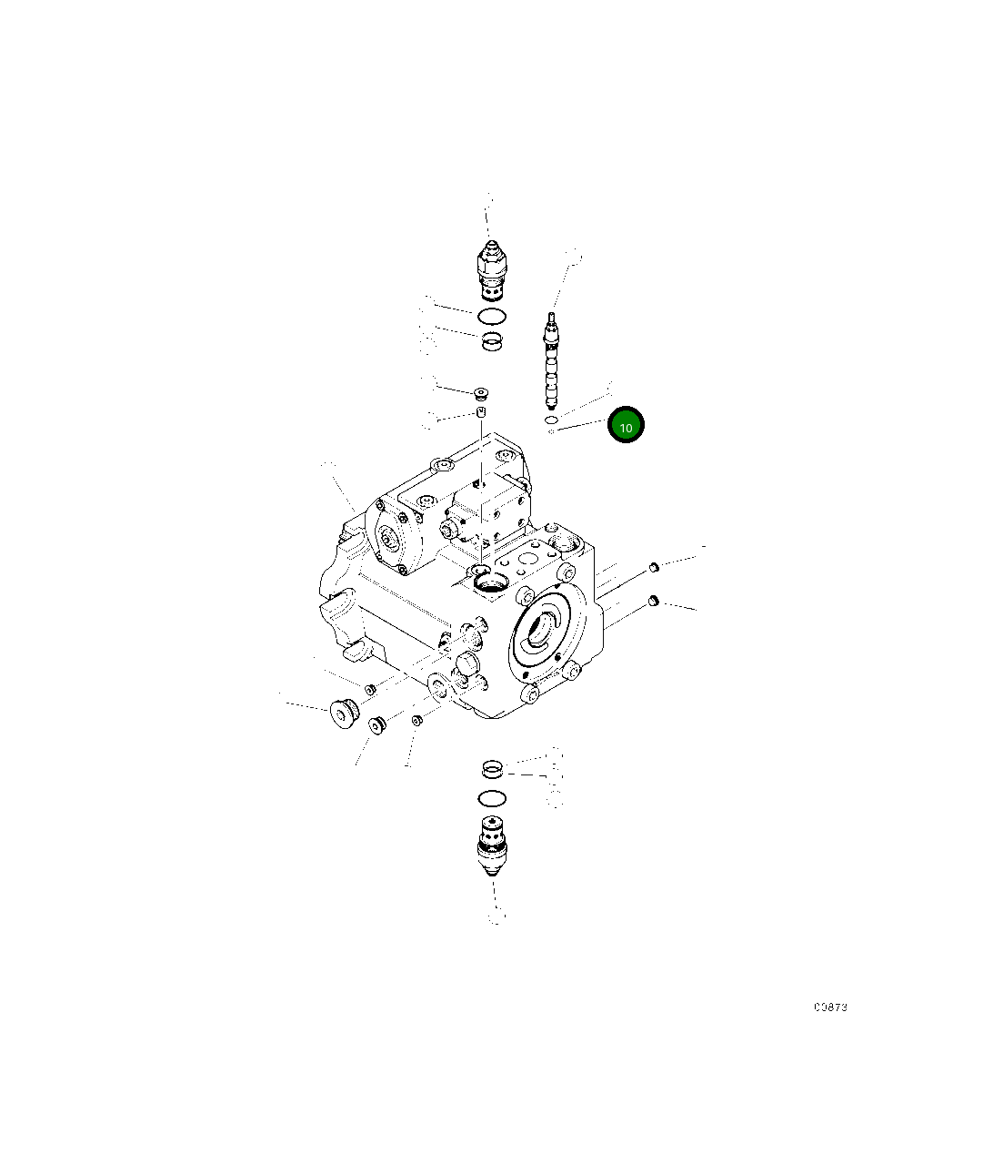 Кольцо уплотнительное (O-Ring) 21604  Komatsu