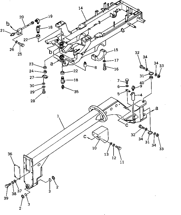 Болт 01011-82050 Komatsu