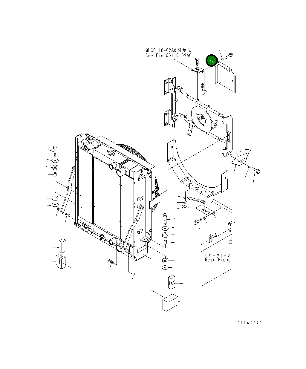 Крышка 418-03-43260  Komatsu