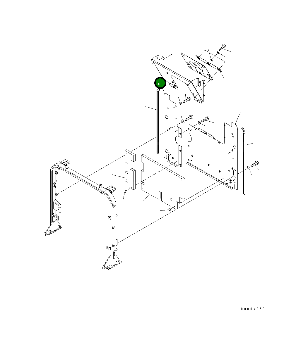 Крышка 423-54-47232  Komatsu