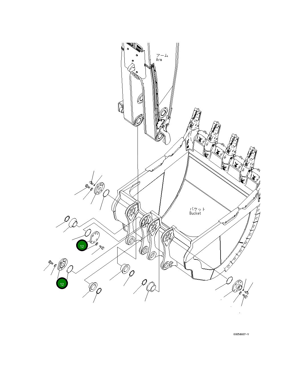 Крышка 21T-70-34341 Komatsu