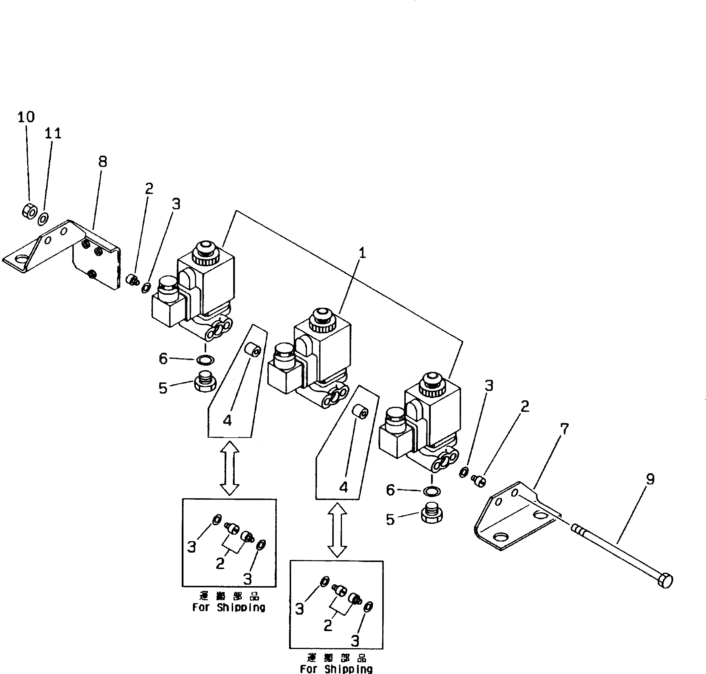 Болт 20G-68-K3810  Komatsu