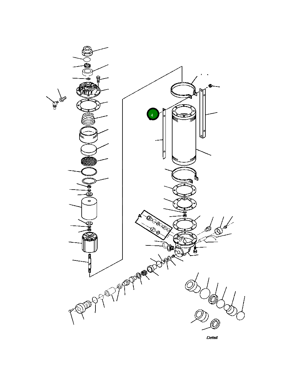 Болт BF3 568 Komatsu
