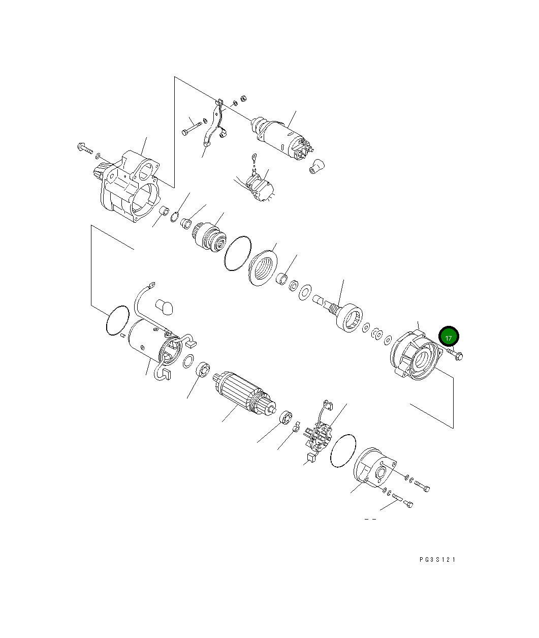 Болт KD1-0240-06605  Komatsu