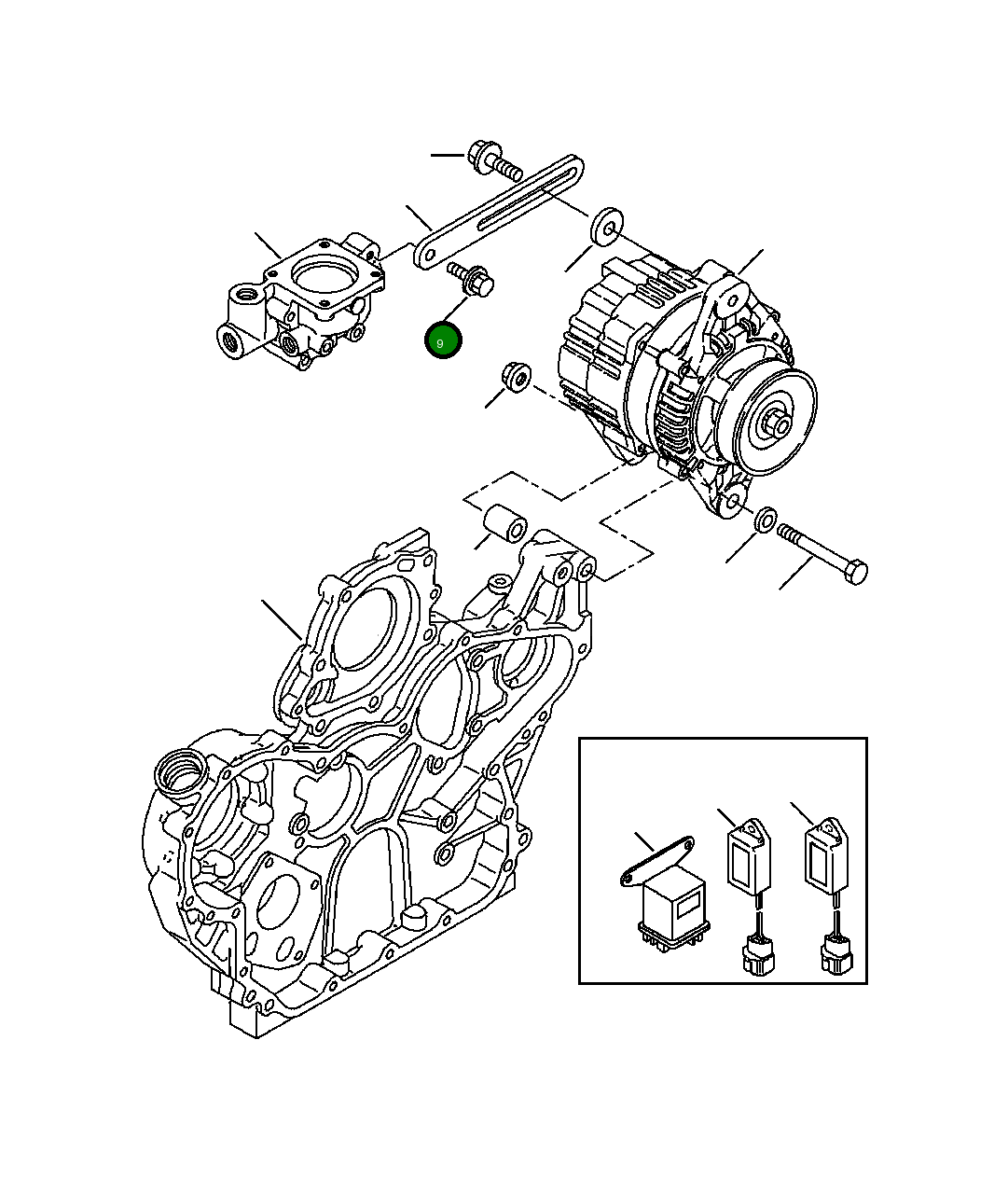 Болт YM26014080252 Komatsu