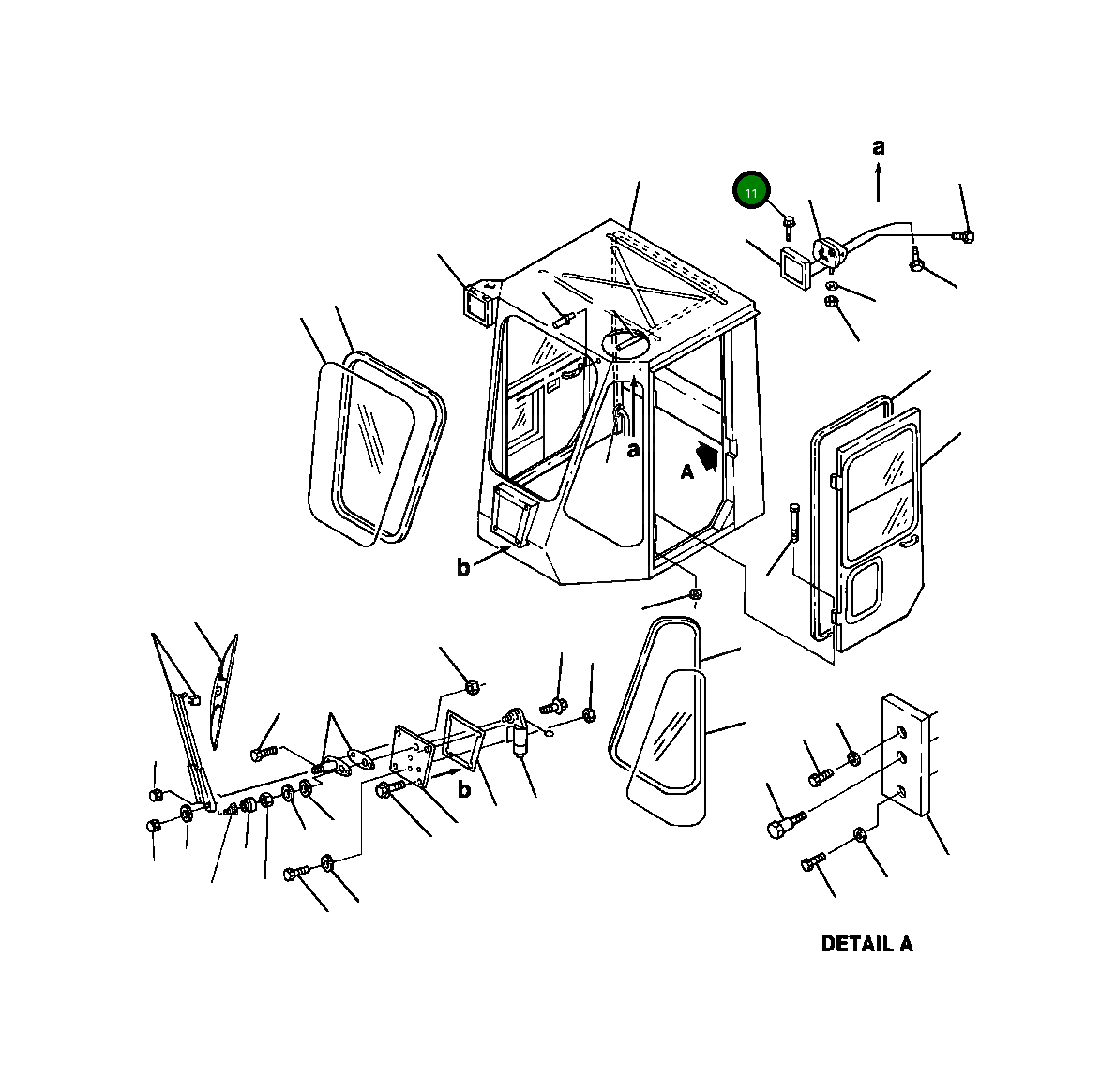 Болт 421-09-A1171 Komatsu
