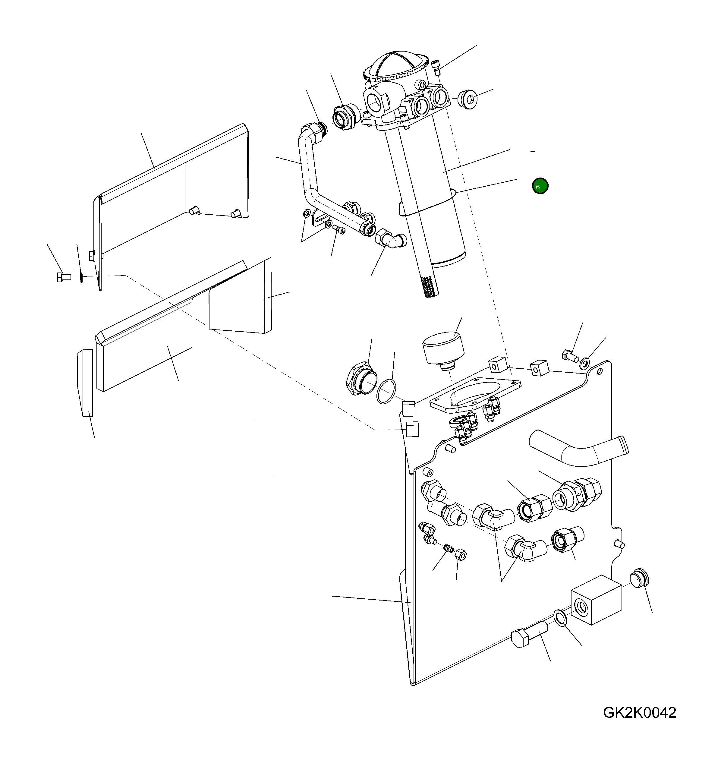 Кольцо уплотнительное (O-Ring) 42U-62-H0P04 Komatsu
