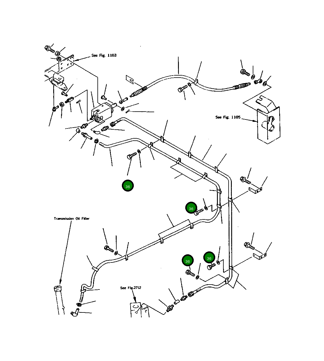Болт 01010-80120  Komatsu