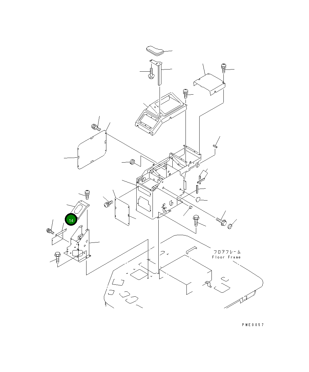 Крышка 419-V89-2230 Komatsu