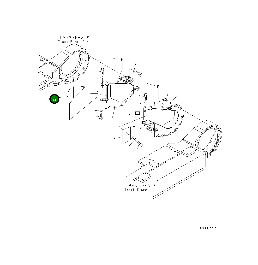 Крышка 209-30-77660 Komatsu